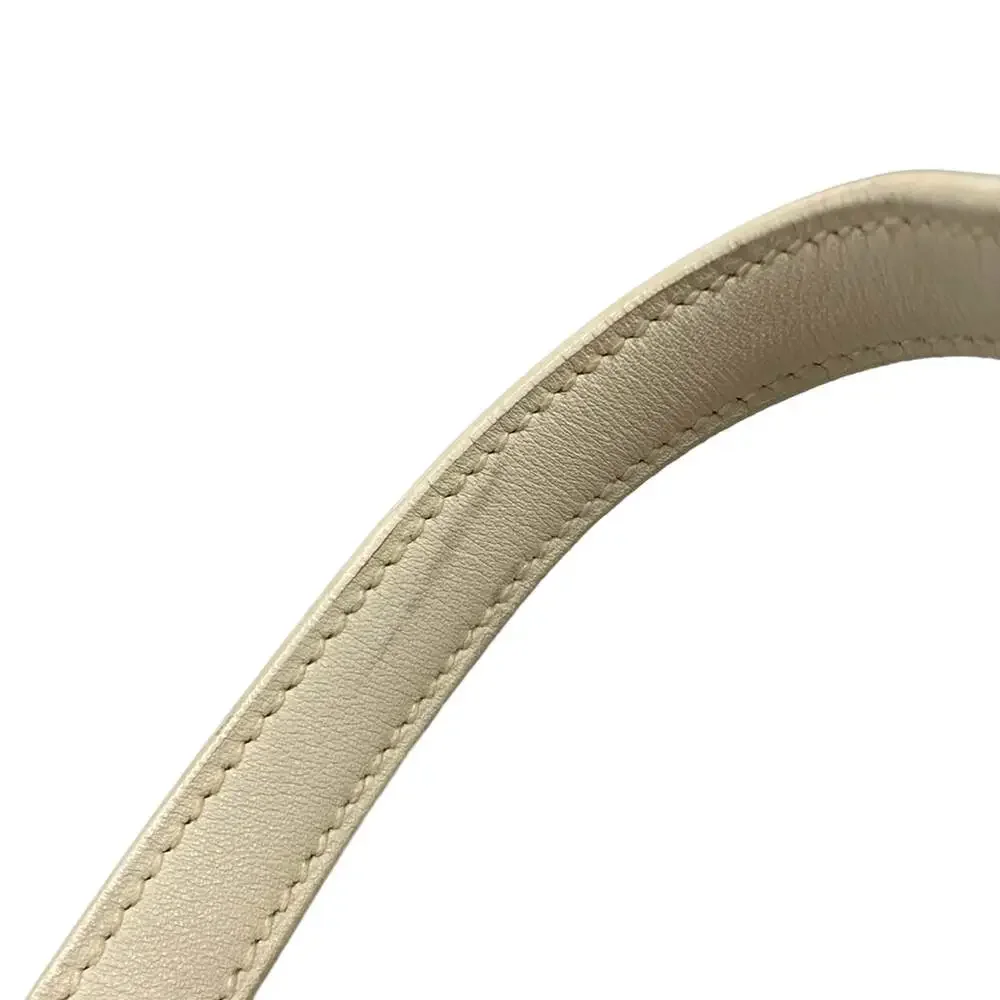 Hermès Berlingot PM Shoulder Bag Cream Beige Toile H Leather